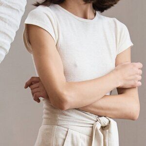 St. Agni Kiko White Tee (XS)